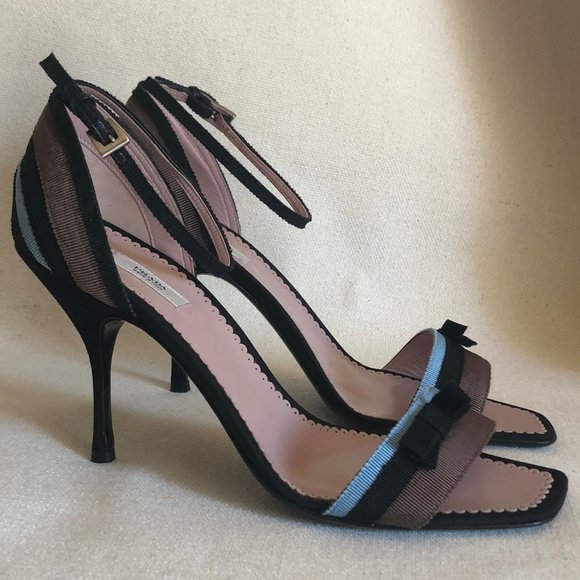 Prada High Heel Strap Shoes - High Heel Sandals - Picture 2 of 10